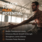 STRIVLABS Peak Potential 12-in-1 Testosterone Support for Men – Fenugreek, Ashwagandha & Tongkat Ali – Natural Strength, Energy & Muscle Builder – 90 Capsules
