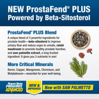 SUPER BETA PROSTATE Advanced with Saw Palmetto - Prostate Health Supplements for Men, Bladder & Urinary Support with Beta-sitosterol, Reishi, Saw Palmetto, Vitamin D, Zinc Oxide, Selenium - 120 Count