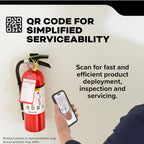 Kidde Commercial-Grade Fire Extinguisher for Office, Parking Garages, Rechargeable, 3A40BC