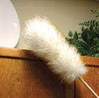 Norpro 24-Inch Pure Lambs Wool Duster with Wood Handle