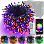 Smart Color Changing Christmas Halloween Tree Light String 66 FT 200 LED