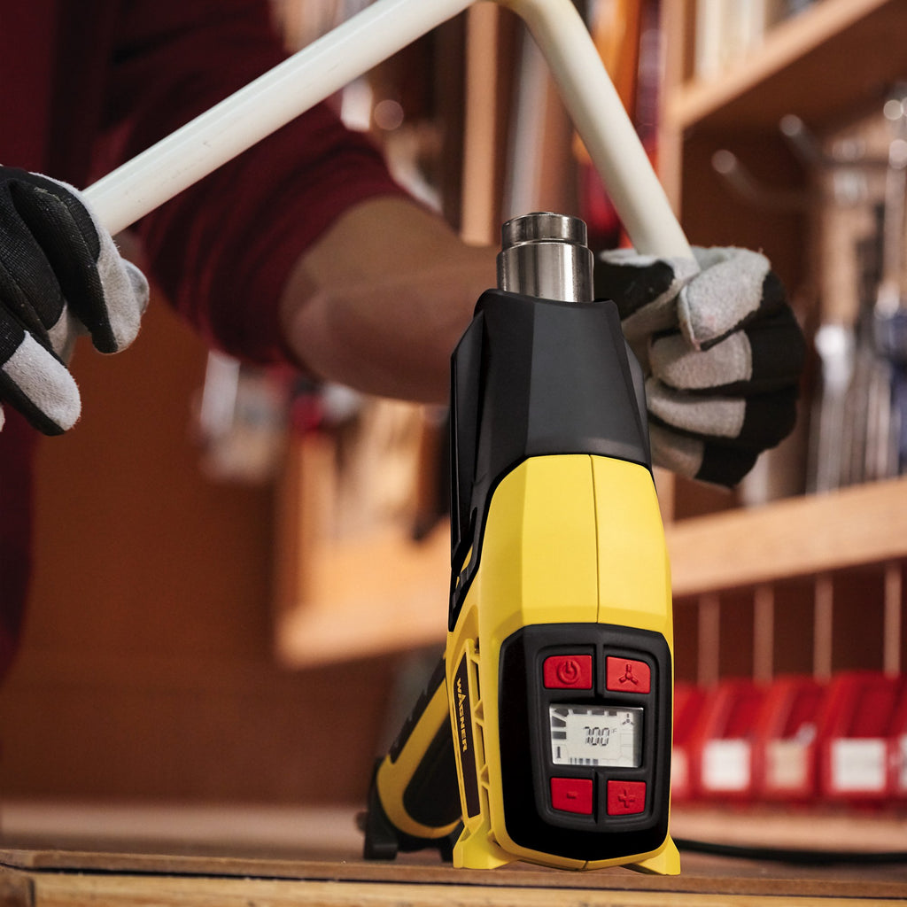 Wagner Spraytech 0503070 FURNO 700 Digital Heat Gun, 2 Nozzles & Temperature Setting Ranging 125áµ’F to 1300áµ’F, Electric Heat Gun for Paint Removal, Bending PVC, Crafts and More