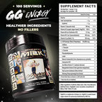 Gamer Supps GG Energy - Schlatt Milk by jschlatt (100 Servings) - Keto Friendly Gaming Energy and Nootropic Blend, Sugar Free + Caffeine + Vitamins + Immune Support, Powder Drink