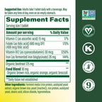 MegaFood Blood Builder Iron Supplement for Women & Men - Increase Iron Levels Without Side Effects - Combats Fatigue - with Vitamin B12, Folic Acid & Vitamin C for Absorption - Vegan - 90 Tablets