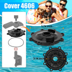 NURATIT 2-Port/3-Port Pool Valve Rebuild Kit Compatible with Jandy 2-way/3-way 4716, 4717 Valves, and Jandy Gray Series Valves, Includes Handle 7433, Valve Cover 4606, Diverter Valve 4720 (1 Pack)