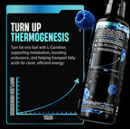 Nutrex Research L Carnitine 3000 - Clinically Dosed L-Carnitine Liquid for Energy, Metabolism & Muscle Recovery - No Sugar, No Carbs, No Stimulants - 31 Servings (Blue Raspberry, 31 Servings)