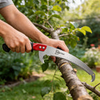 RISETEX Pole Saws for Tree Trimming 11.8 FT, Manual Pruning Saw