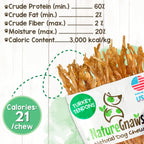 Nature Gnaws USA Turkey Tendons Dog Treats, 8 oz