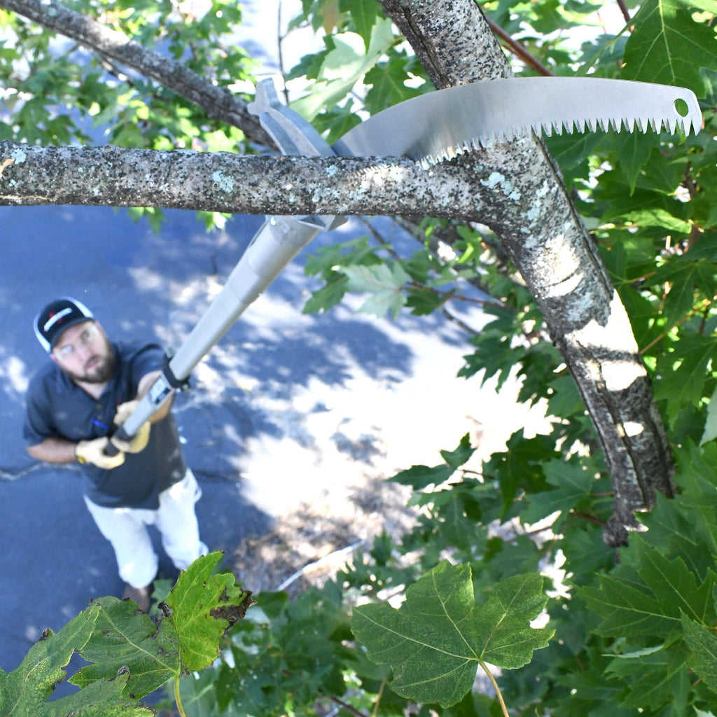 Jameson PS-3FPS1 Tri-Cut Pole Saw Head Kit, 13-Inch Barracuda Blade, Converts Extension Poles for Precise Tree Trimming and Pruning