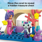 LEGO Gabby’s Dollhouse Mermaid Gabby’s Aquarium Adventure Building Blocks - Pretend Play & Learning Toy for Girls & Boys, Ages 4+, with Gabby & Mercat Mini Dolls - Gift Idea for Birthdays - 11204