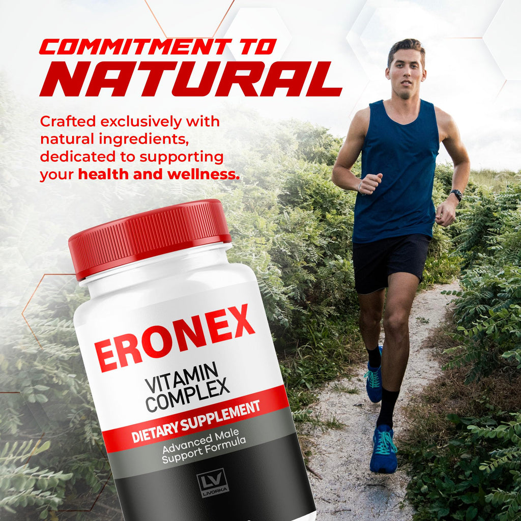 LIVORKA (2 Pack Eronex Vitamin Complex Pills, Eronex Capsules, Official Advanced Formula Capsulas, Eronex All-Natural Support Pills, Eronex Pastillas Reviews, 120 Capsules for 2 Months