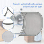 ADQ56656401 Dryer Lint Filter Upgraded Stainless Steel Mesh Screen for LG ADQ566564 and Ken-more Elite Dryer Lint Screen Replacement with Clothes Dryer Lint Vent Trap Cleaner Brush Part #PS3531962
