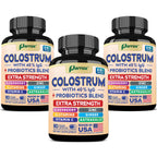 Colostrum Supplement Capsules, Grass Fed 40% IgG, 8-in-1, 180 Capsules
