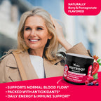 VitaUp Beet Root Gummies – Beetroot Supplement with CoQ10, Grape Seed, Vitamin C, B12 & B3 – Nitric Oxide Gummies for Circulation Support – Beet Supplement for Energy & Immune Support – 60 Beets Chews