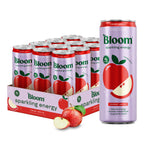 Bloom Nutrition Zero Sugar Energy Drink, Apple Crisp, 12oz 12pk