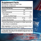 Creatine Gummies 5000mg, 30 Servings Creatine Monohydrate Gummies - Third-Party Tested Creatine for Women, Strawberry Flavor Creatine for Men, Muscle Growth, Strength, and Recovery - Pack of 1