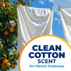 ARM & HAMMER Power Sheets Laundry Detergent Plus OxiClean Stain Fighters, Clean Cotton Scent, 52 Count, 104 Medium Loads