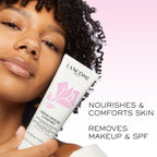 Lancôme Créme Mousse Confort Foaming Facial Cleanser | Comforting Cream Cleanser & Makeup Remover with Rosehip Oil | Gentle Hydrating Face Wash for Soft, Radiant Skin | 4.2 Fl Oz