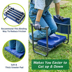 ikkle Heavy Duty Garden Kneeler and Seat, 838LB+ Capacity
