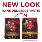 Purina ONE True Instinct Dry Dog Food, Real Turkey & Venison, 7.4 lb Bag