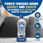 Bar Keepers Friend Cooktop Cleaner (13 oz) Multipurpose Liquid Stovetop Cleanser + Cookware Cleanser & Polish (12 oz) Stainless Steel Cleaner & Degreaser for Pots, Pans, Bakeware & Grills