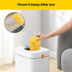 Heavy Duty Duster Refills for swiffer Duster, Disposable Dusters Kit for Cleaning Dusting Furniture Blind Ceiling Fan, Electrostatic Lock-Dust Technology 360 Feather Duster，60 Duster and 1 Handle