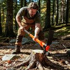 VNIMTI Pickaxe for Digging, Heavy Duty Pick Axe with Fiberglass Handle, 36 Inch Pick Mattock Tool for Soil, Rock and Roots