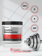 Horbäach Creatine Monohydrate Powder | 1.1lb (17.6 oz) | Micronized and Unflavored | Vegetarian, Non-GMO, and Gluten Free Supplement