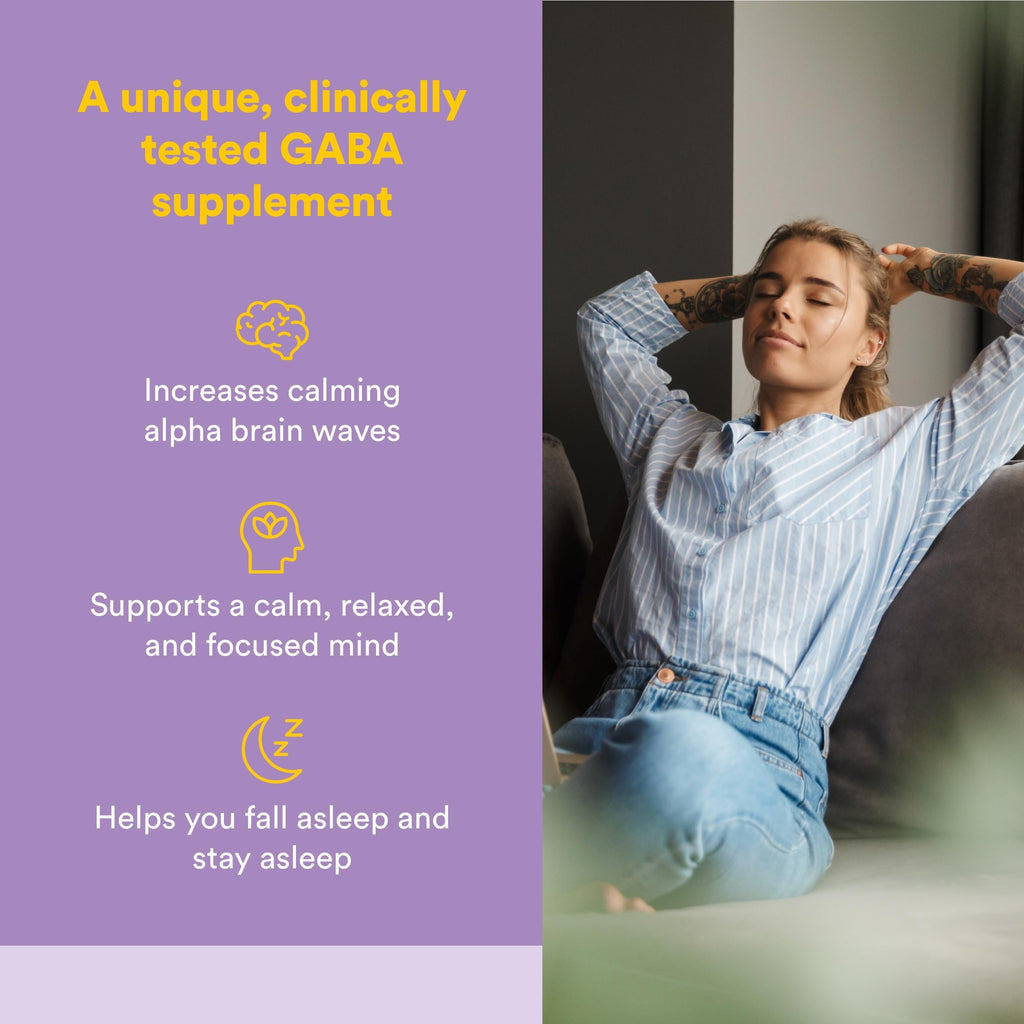 Natural Factors Pharma GABA - Dietary Supplement Supports Calm Sleep & Sleep Quality - Natural, Fast-Working Supplement Aids Focus & Brain Health - 120 Chewable Tablets (60 Servings)