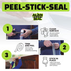 Alien Draft Seal Set of 49 Feet Anti-Draft Adhesive and Flexible Flap to Seal Gaps Around Doors and Windows As Seen On TV