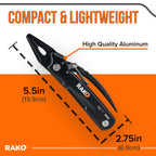 RAK Pro Tools Pliers Multitool - Cool Unique Gifts For Dads Who Have Everything - Compact DIY Survival Multi Tool Gift for Men, Husband, Handyman - Backpacking & Camping Accessories