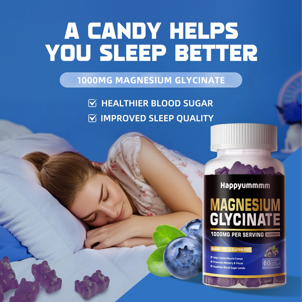 Magnesium glycinate Gummies Blueberry-120