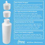 Pure Chlorine Dioxide Solution 3000 PPM - CDS 3000 PPM 4.2 oz Plastic Bottle CDS Solution Made in USA | Allone Wellness