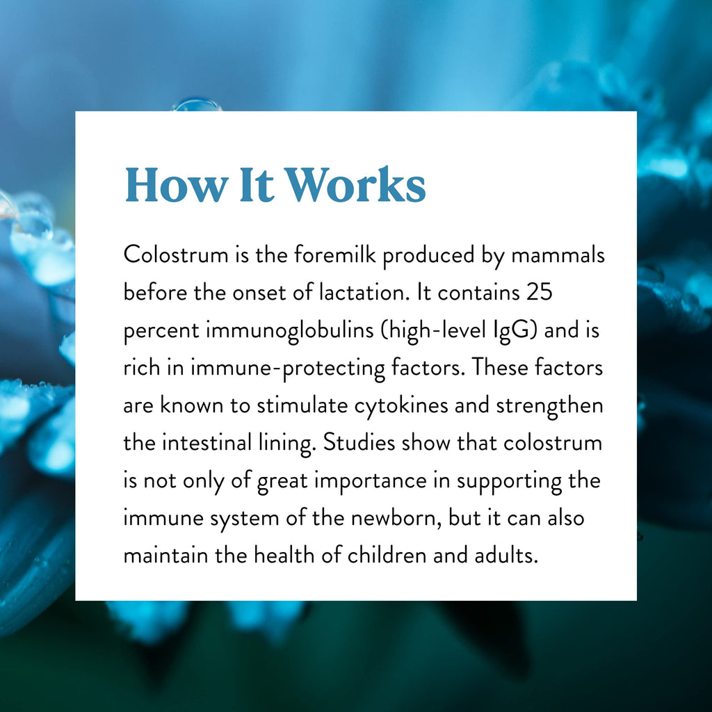 Nature's Sunshine Colostrum with Immune Factors, 60 Capsules | Supports the Immune System and Promotes Gastrointestinal Health