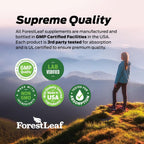 ForestLeaf Grass Fed Beef Liver Capsules, 3000mg Per Serving, Supports Immunity & Body Wellness, Cleansing, Digestion, Natural Iron, Vitamin A and B12, Freeze Dried Beef Liver Supplement, 180 Caps