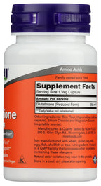 NOW FOODS Glutathione 250, 60 CT