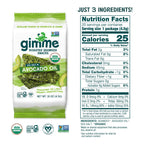 Gimme Seaweed Organic Seaweed Snack, Avocado & Sea Salt, .17oz, 20 Count