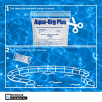 Pool Shock by Aqua Org Plus - 65% Granular Cal Hypo - Swimming Pool Shock for In-Ground, Above Ground, Spas & Hot Tubs - 24-Pack of 1 Pound Bags