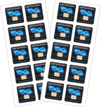 Cell Phone EMF Protection Neutralizers - USA Made - Slim Design - Developed by Dr. Valerie Nelson - 20 Pack