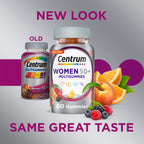 Centrum MultiGummies for Women 50 Plus, Multivitamin/Multimineral Supplement with Vitamins D3, E, B6, and B12, Assorted Fruit Flavor - 140 Count