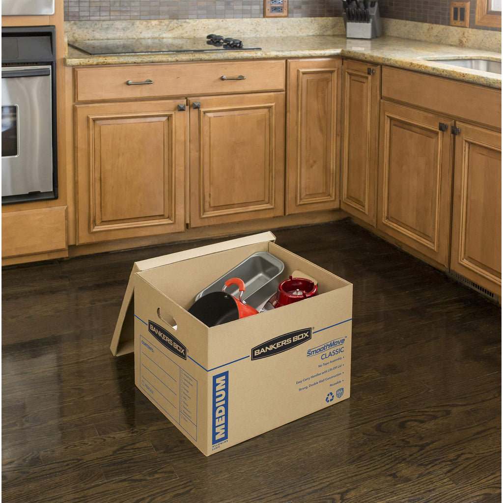 Bankers Box 20-Pack Medium Classic Moving Boxes with Reinforced Handles