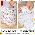 Noveread 36 Pack Reusable Kitchen Cloths Cotton Towels, Wildflowers