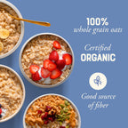 Bob's Red Mill Organic Thick Rolled Oats, 32oz (4 Pack)