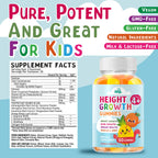 Height Growth Gummies Supplement - Kids Teens Height Increaser Maximizer Grow Taller Vitamins