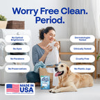 Earth Breeze Laundry Detergent Sheets Fresh Scent - 60 Loads Eco Liquidless Soap - Travel-Friendly for Hot & Cold Cycles, Tackles Tough Stains & Odors - Gentle on Skin, 30 Ct