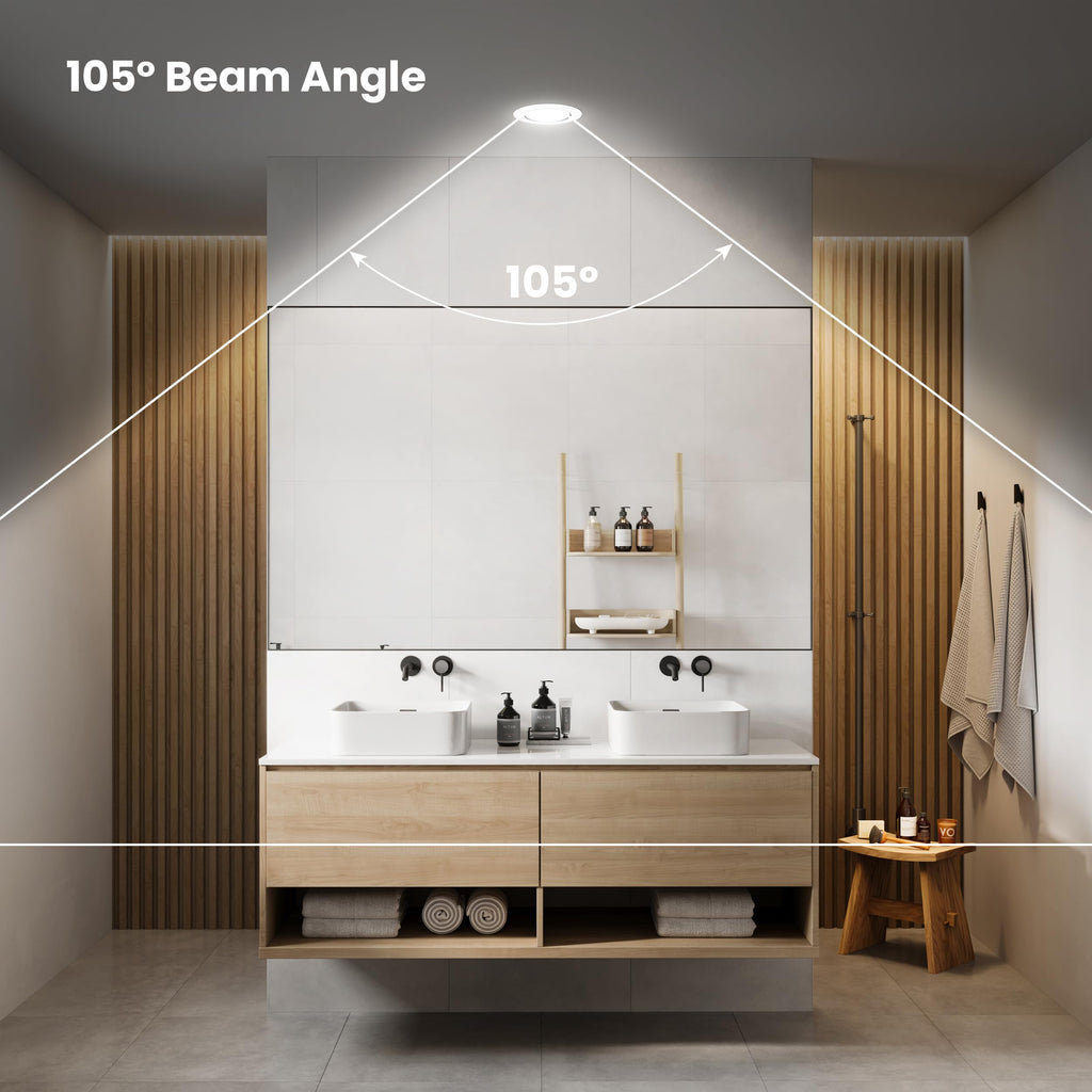 Feit Electric BR30 LED Light Bulbs, 65W Eq, Dimmable, 5CCT 6Way, 6 Pack