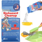 Sprinkle & Sweep: Biohazard Cleanup - 8oz - Human Bodily Fluid Solidifier, Enzyme Powder, Super Absorbent, Odor Elimination, Home-Facilities-School