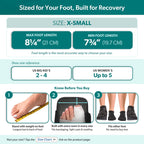 BraceAbility Closed Toe Medical Walking Shoe - Kid’s Lightweight Broken Toe Cast Boot, Fractured Foot Brace for Metatarsal Stress Fracture, Post-op Bunion, Surgery Recovery for Boys and Girls (XS)