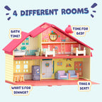 Bluey Toy House Playset, Mega Bundle Family Home & BBQ Playhouse Toys, Bluey, Bingo, Bandit, Chilli, House Playset for Toddlers 3-5, Amazon Exclusive