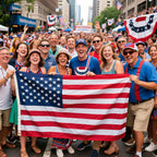 American Flag Made in USA, 3x5 FT Heavy Duty Nylon Outdoor Flag, Super Durable for All-Weather High Wind Use, Fade-Resistant, UV-Protected & Tear-Proof, Longest-Lasting Embroidered Stars US Flag.